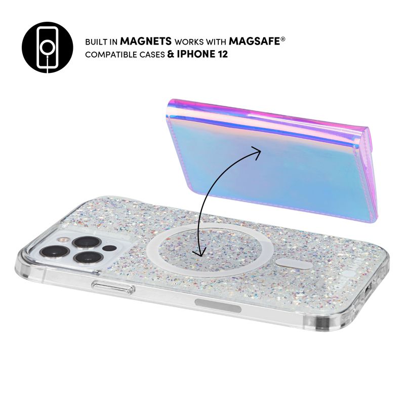 Case-Mate Magnetic Wallet Card Holder MagSafe Compatible for iPhones and Cases, 4 of 12