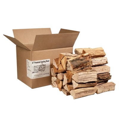 Firewood Central Kiln-Dried Wood Splits 8 in, 30–35 Pieces for Pizza Ovens, Grills, Smokers, and BBQ Cooking