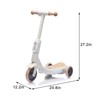 VisioGear 2 in1 Kids Ride On Three-Wheel Balance Scooter, Toy for Kids, Wider Pedal for Kids 3-6, White, 24.8"*12.2"*27.2" - 3 of 4