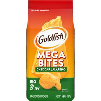 Goldfish Mega Bites- Cheddar Jalapeno Crackers- 5.9oz