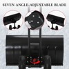 YARDSIGHT 29 in. Heavy-Duty Wheeled Snow Shovel with Adjustable Angle Carbon Steel Blade and Ergonomic Handle for Driveways and Sidewalks - 4 of 4