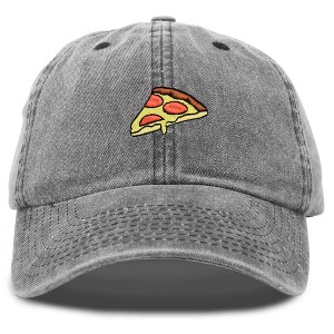 Dalix Pizza Embroidered Mens Cotton Dad Adjustable Hat Baseball Cap Mens - 1 of 4