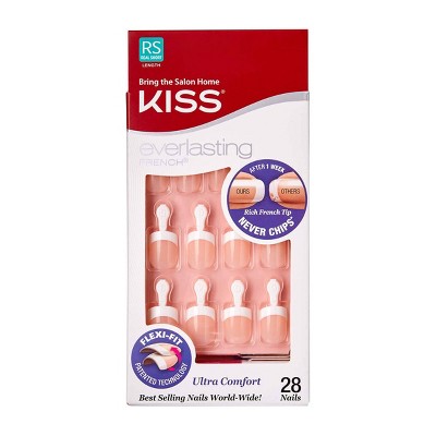 Kiss Everlasting French Manicure Fake Nails - Endless - 28ct