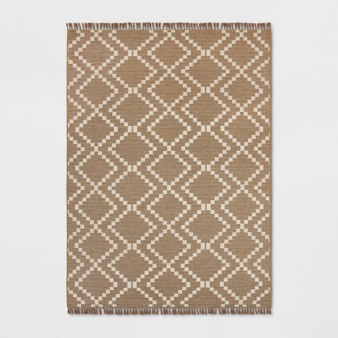 Outdoor Rug Micro Grid Black/beige - Threshold™ : Target