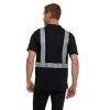 Canada Weather Gear Men’s High Visibility Safety Tee – Reflective Short Sleeve Work Shirt – Lightweight & Breathable - 2 of 4