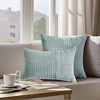 REGALWOVEN Modern Strip Decorative Throw Pillow Covers for Couch Bed Living Room 2 Pcs - 2 of 4