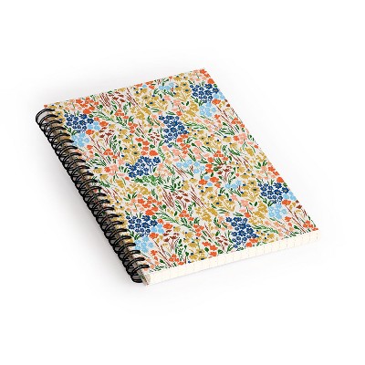 Marta Barragan Camarasa Spring Flowery Meadow Spiral Notebook - Deny Designs