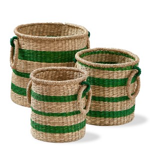 tag Ula Decorative Basket - Green Everyday Storage Solution, 12
