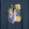 Women's - Disney - Asha Sketch In The Beginning Lightweight French Terry Wide Neck Long Sleeve Shirt - 2 of 4