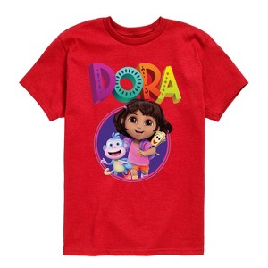 Boys' - Dora the Explorer - Logo Short Sleeve Graphic T-Shirt - 1 of 3