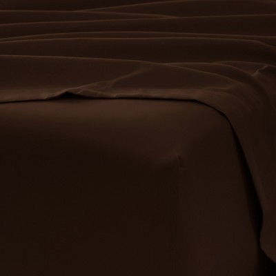 Chocolate Brown Queen Deep Pocket Microfiber Bed Sheet Set