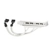 Unique Bargains 4 Ports Hub USB 2.0 Port Slot Plate Adapter Panel to Motherboard Dual 9 Pin Header Panel Bracket Expansion Cable - 2 of 4