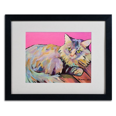 Trademark Fine Art -Pat Saunders 'Catatonic' Matted Framed Art
