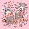 Girls Garfield Orange Cat and Odie Trick Or Treat T Shirt - 2 of 4