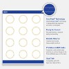 Avery® Cards, 2" Diameter, Gold Border w/ Gold Dots, 120ct - 3 of 4