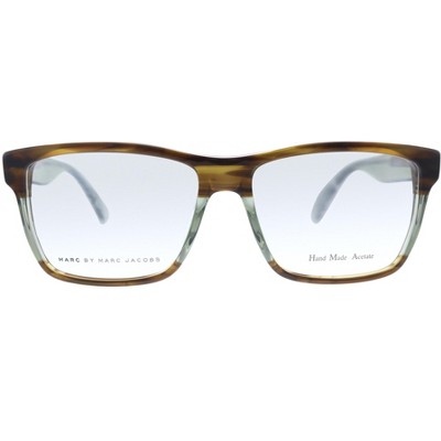 Marc by Marc Jacobs   Unisex Rectangle Eyeglasses Brown 54mm