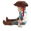 HalloweenCostumes.com Infant Jack Sparrow Costume Onesie | Disney Baby Pirate Outfit | Officially Licensed Disney Costume - 2 of 4