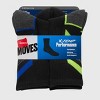 Hanes Premium Boys' 6pk Striped Crew Socks - Colors May Vary - 2 of 4