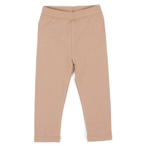 Leveret Girls Neutral Solid Color Legging - 1 of 1