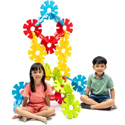 Brain Flakes 40 Piece Big Clicks Set - A Great Stem Toy for Both Boys and Girls