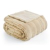 Cozy Bliss Plaid Faux Fur Throw Blanket, Soft Bed Blankets for Sofa Bed - 3 of 4
