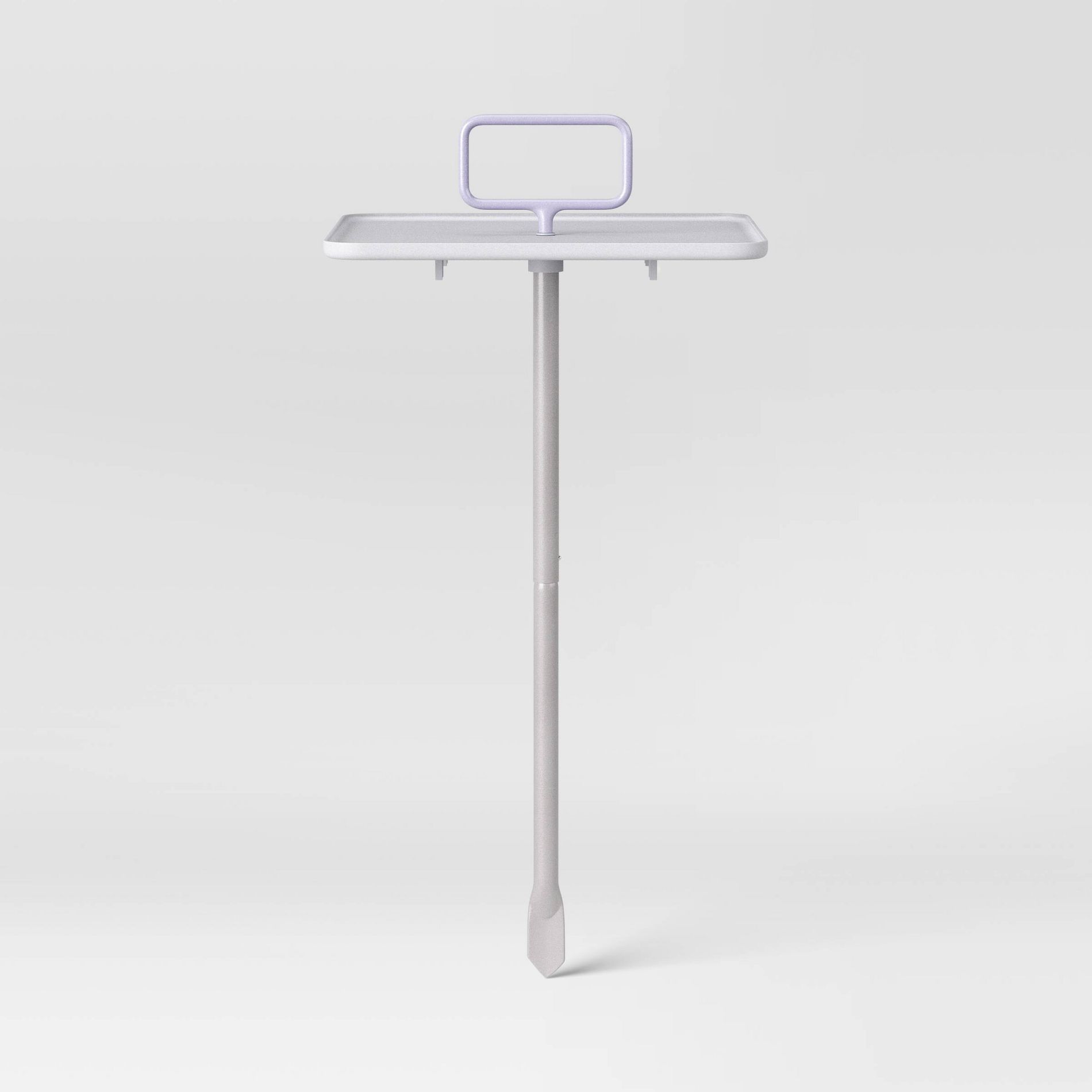 Stake Table with White Tabletop and Purple Handle - Sun Squad™