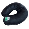 WOLF Recycled Travel Neck Pillow - Jet Black - 3 of 3