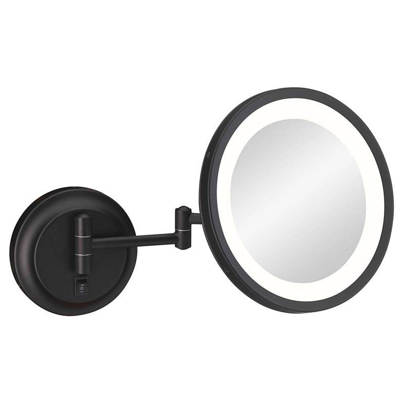 Aptations Kimball & Young Single-Sided LED Round Arm Wall Mirror, 3 of 7