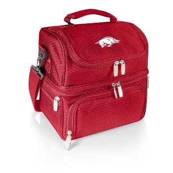 NCAA Arkansas Razorbacks Pranzo Dual Compartment Lunch Bag - Red