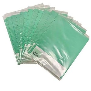 Talia Plastic Discbound Discs and Covers. (Sage Green 12pk (no discs), Letter Set) - 1 of 2