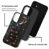 BONGEEK Generic Case Compatible with iPhone 11,Scratch Resistant Hybrid 2-Layer Hard Shell Bright Phone Case,Vintage Dark Bookshelf Moon - 2 of 4