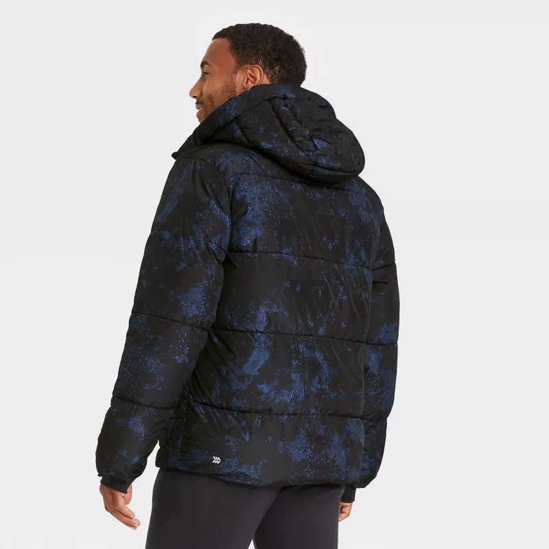 Buy Mens Short Puffer Jacket - All in Motion at Ubuy Nepal