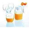 Luminarc 16.75 Ounce Quadro Pitcher with White Lid - 3 of 4