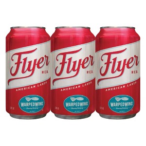 Warped Wing Brewing Company Flyer Red Lager Beer - 6pk/12 fl oz Cans - 1 of 1