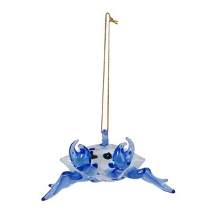 Beachcombers Glass Glowing Crab Christmas Xmas Ornament - 1 of 1