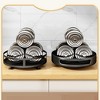 Spinning Turntable Organizer -  single-layer black rack for countertop storage in kitchen or bathroom. - 4 of 4