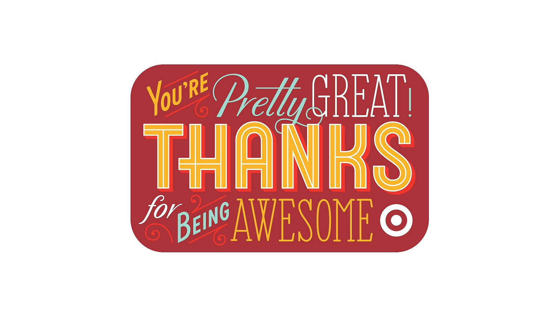 Thanks For Being Awesome GiftCard
