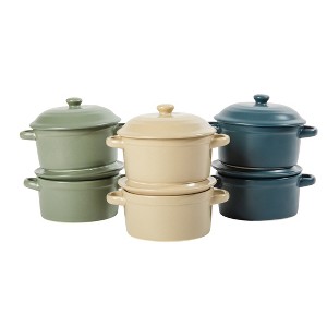 Crockpot Pembury 6 Pack 9.6 Oz Stoneware Mini Casserole Dishes