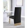Meridian Furniture,PorshaVegan Leather Dining Chair, Set of 2 - 3 of 4