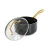 Gibson Home Ellsworth 2.5 Quart Aluminum Nonstick Saucepan With Lid - 2 of 4