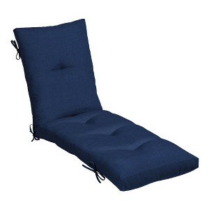 ARDEN Outdoor Plush Modern Tufted Chaise Cushion, 76 x 22, Water Repellent, Fade Resistant, Tufted Cushion for Chaise Lounger 76 x 22 - 1 of 4