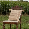 18X18 Inch Hand Woven Yarn Striped Outdoor Pillow Tan Polyester With Polyester Fill by Foreside Home & Garden - 2 of 4