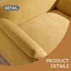 50*43" Oversized Chenille Single Sofa Chair,Wide and Deep Seat Accent Chair,Modern Upholstered Comfy Armchair with Pillows - Leovsnove - 4 of 4