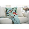 Liora Manne Frontporch Garden Indoor/Outdoor Pillow.. - 3 of 4