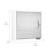 Seville Classics UltraHD Single Door Wall Cabinet, 24" x 12" x 24" - 3 of 4