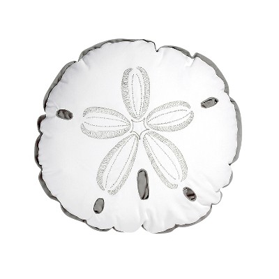 RightSide Designs Sand Dollar Shaped Indoor/Outdoor Throw Pillow
