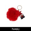 Unique Bargains Christmas Keychain with Double Ring and Lobster Clasp Alloy 2.76" 1 Pc - 2 of 4