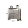 NicBex Nightstand with Drawers,Side Table with Metal Handles and Elegant Finish,Modern Bedside Table for Bedroom,Living Room - 3 of 4