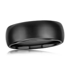 Metallo High Polished Tungsten Ring - Black Plated - Available Sizes:  9 ,  13 ,  12 ,  11 ,  10 - 1 of 3