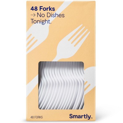 Plastic Forks - 48ct - Smartly™